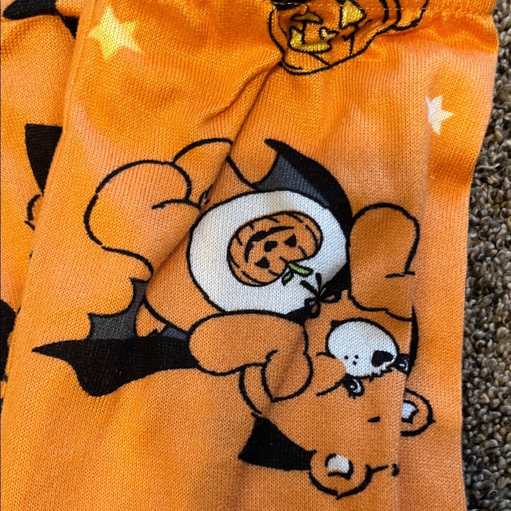 Halloween Care Bears Pajama Set with pumpkin knee high socks - Picture 6 of 11